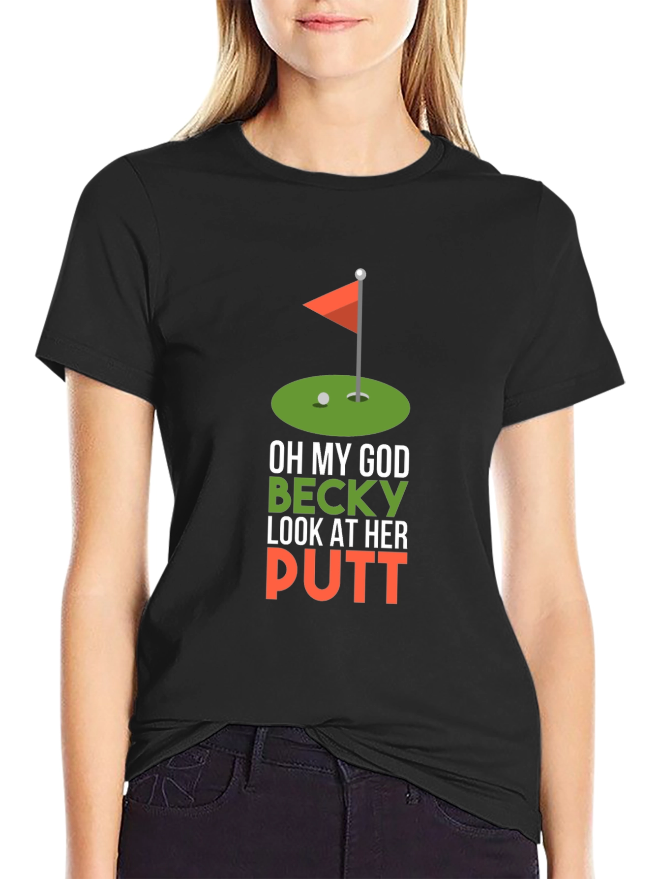 Funny Golf T-Shirt - Oh My God Becky