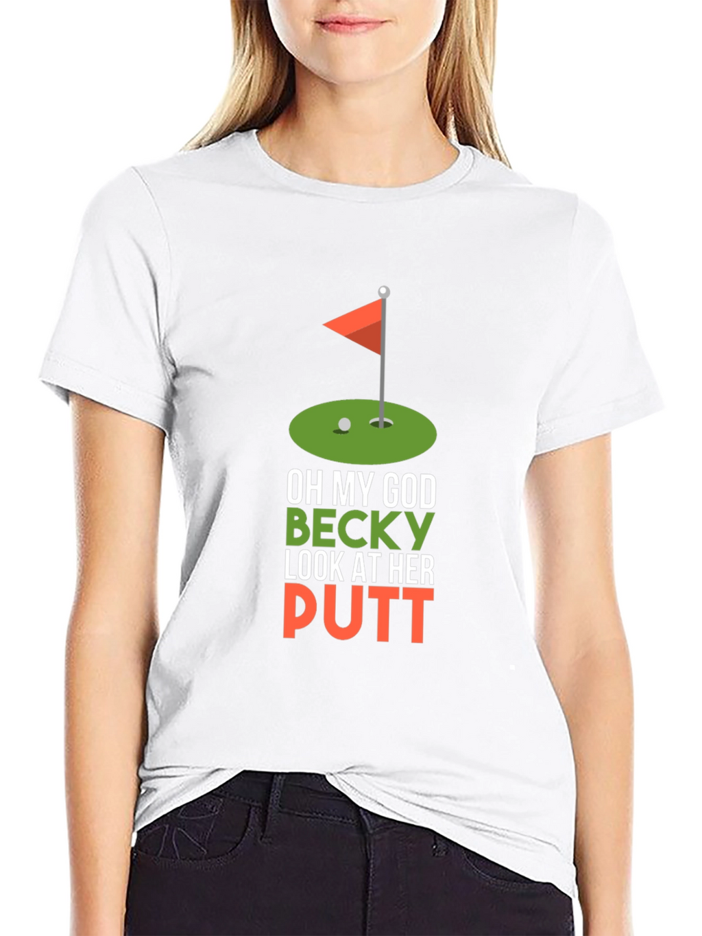 Funny Golf T-Shirt - Oh My God Becky