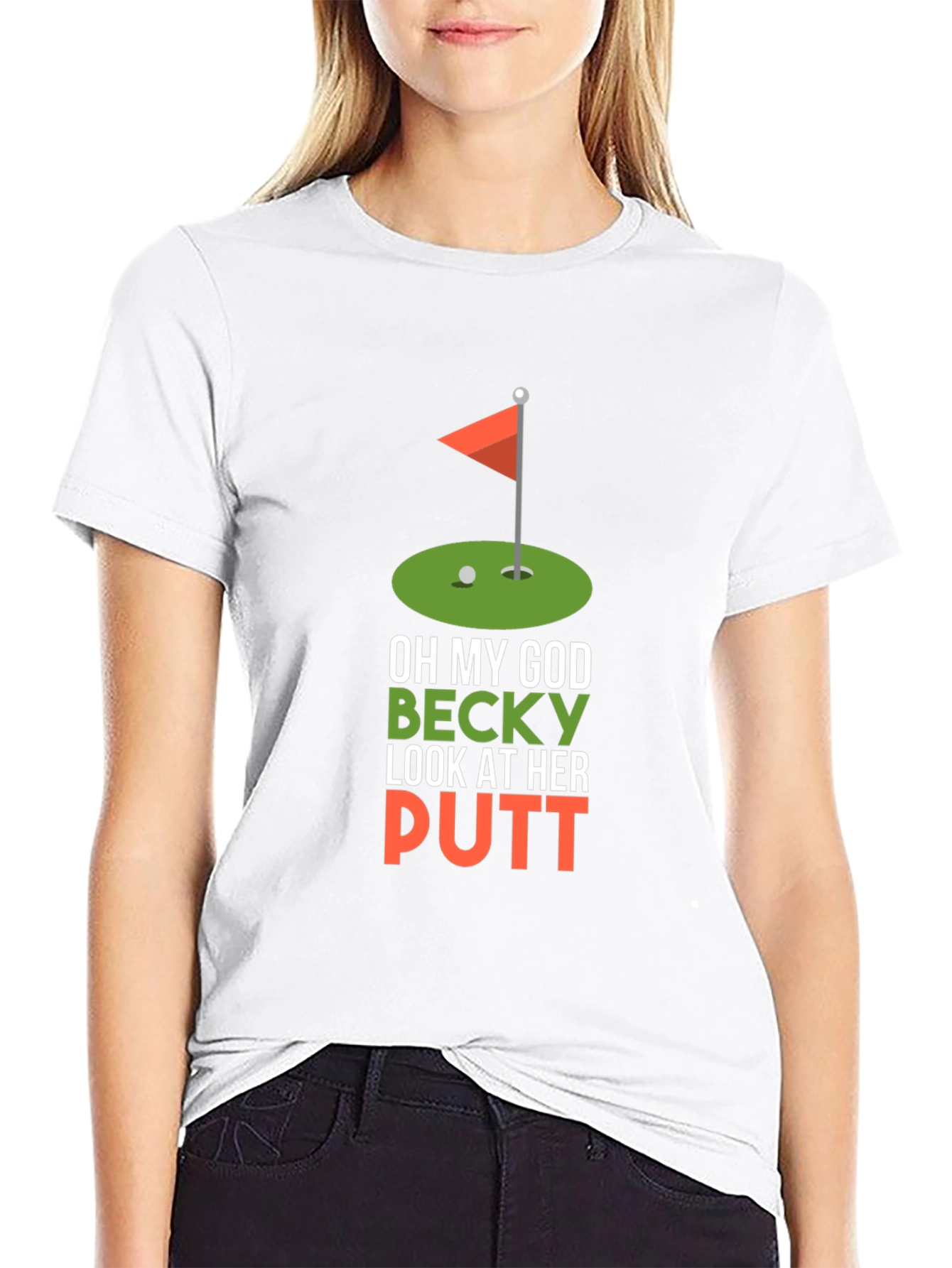 Funny Golf T-Shirt - Oh My God Becky