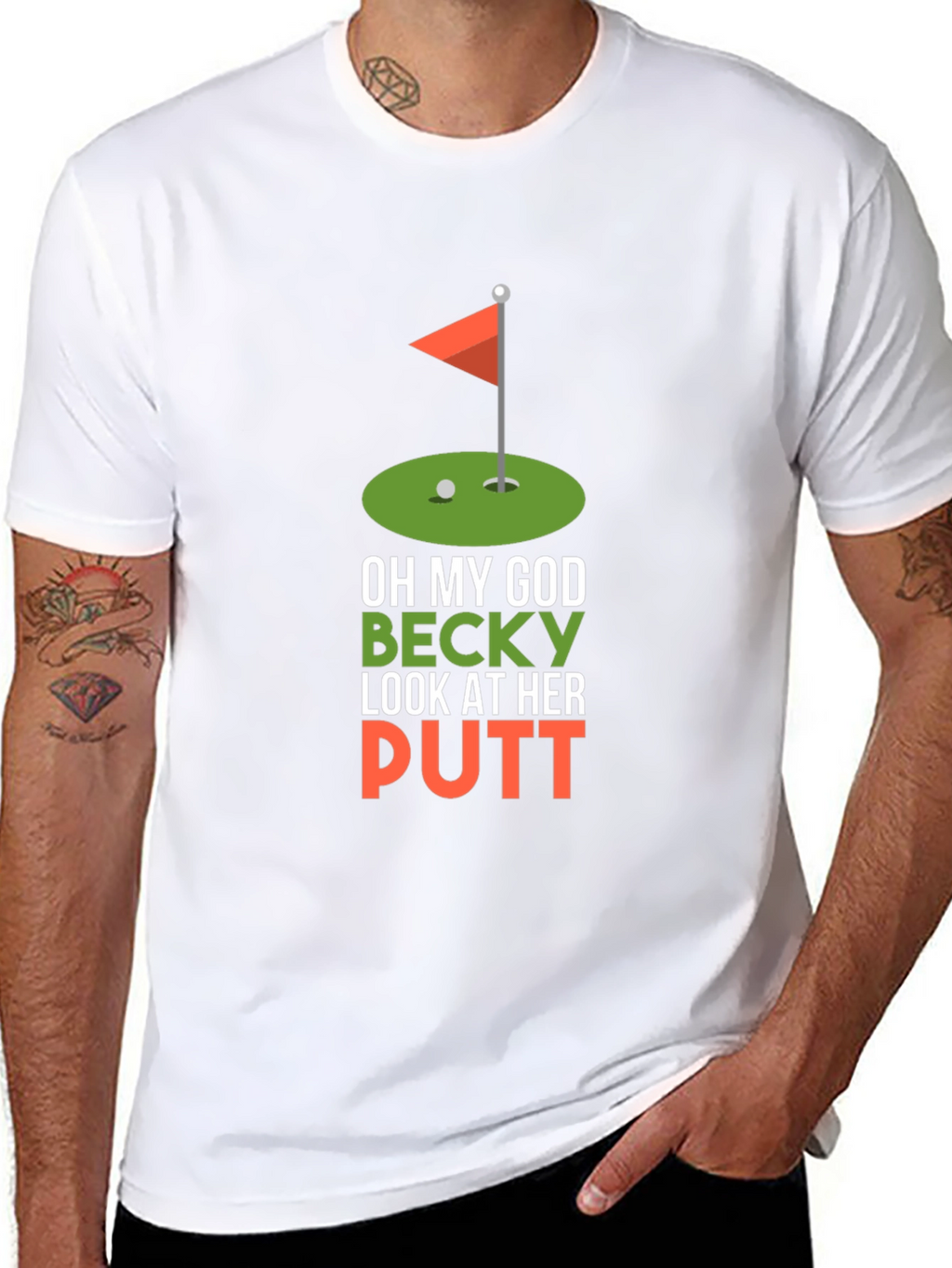 Funny Golf T-Shirt - Oh My God Becky