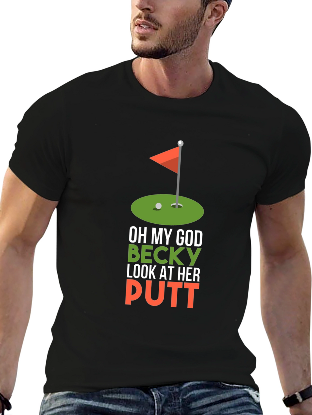 Funny Golf T-Shirt - Oh My God Becky