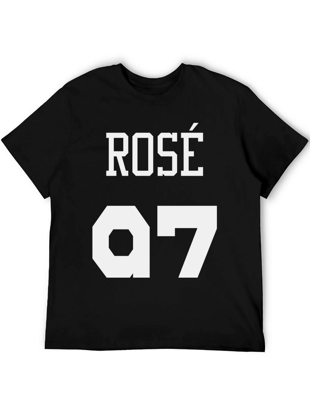 Rosé 97 Black T-Shirt - Fashion Tee
