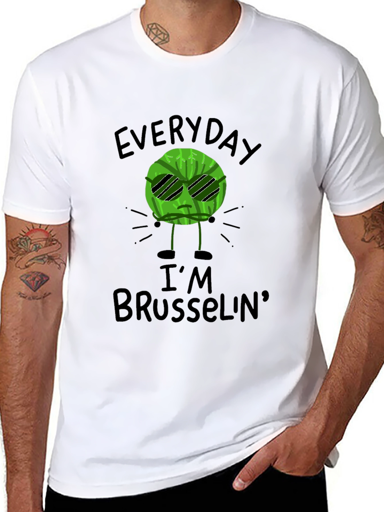 Everyday Im Brussels T-Shirt - Funny Graphic Tee