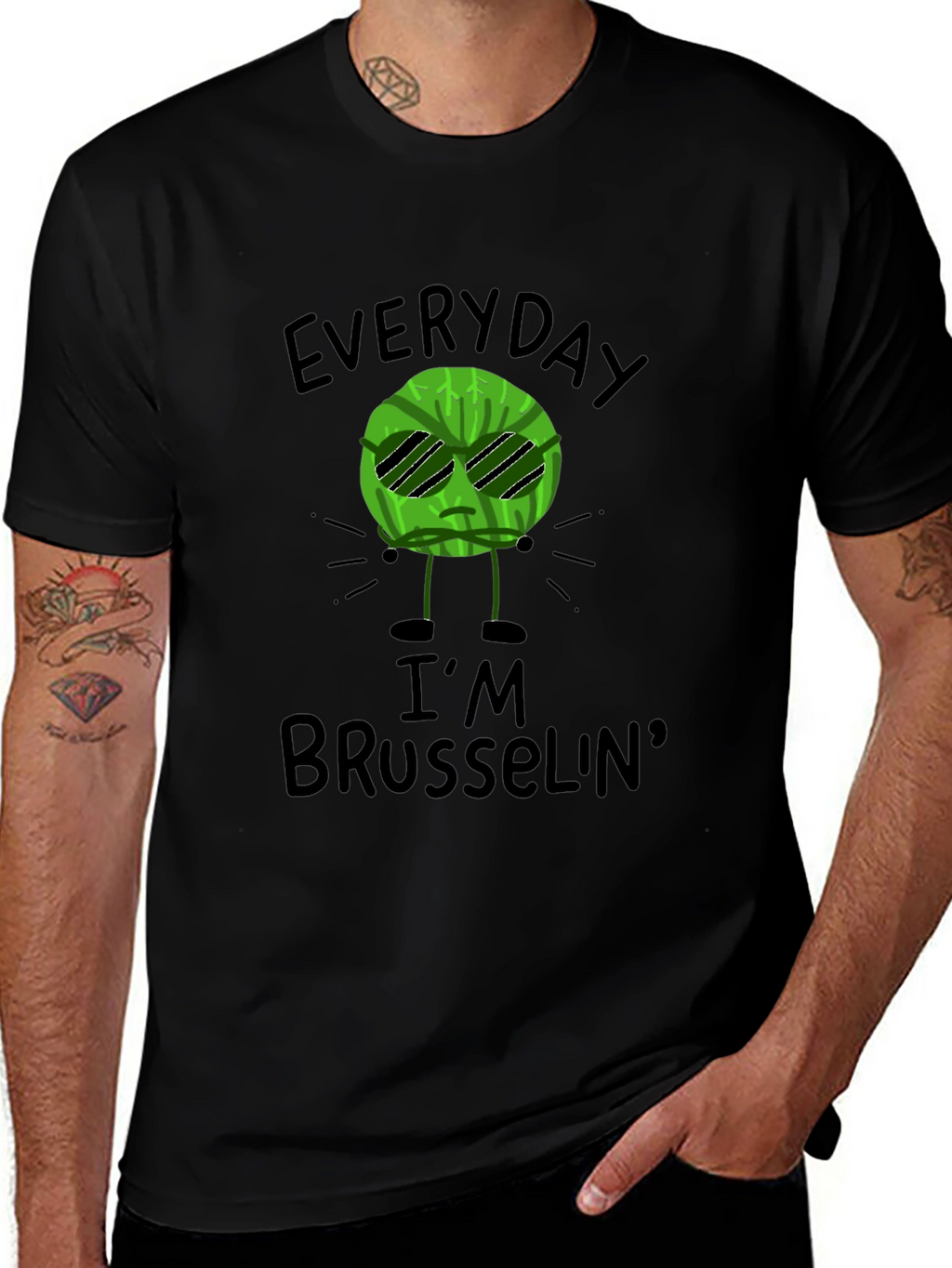Everyday Im Brussels T-Shirt - Funny Graphic Tee