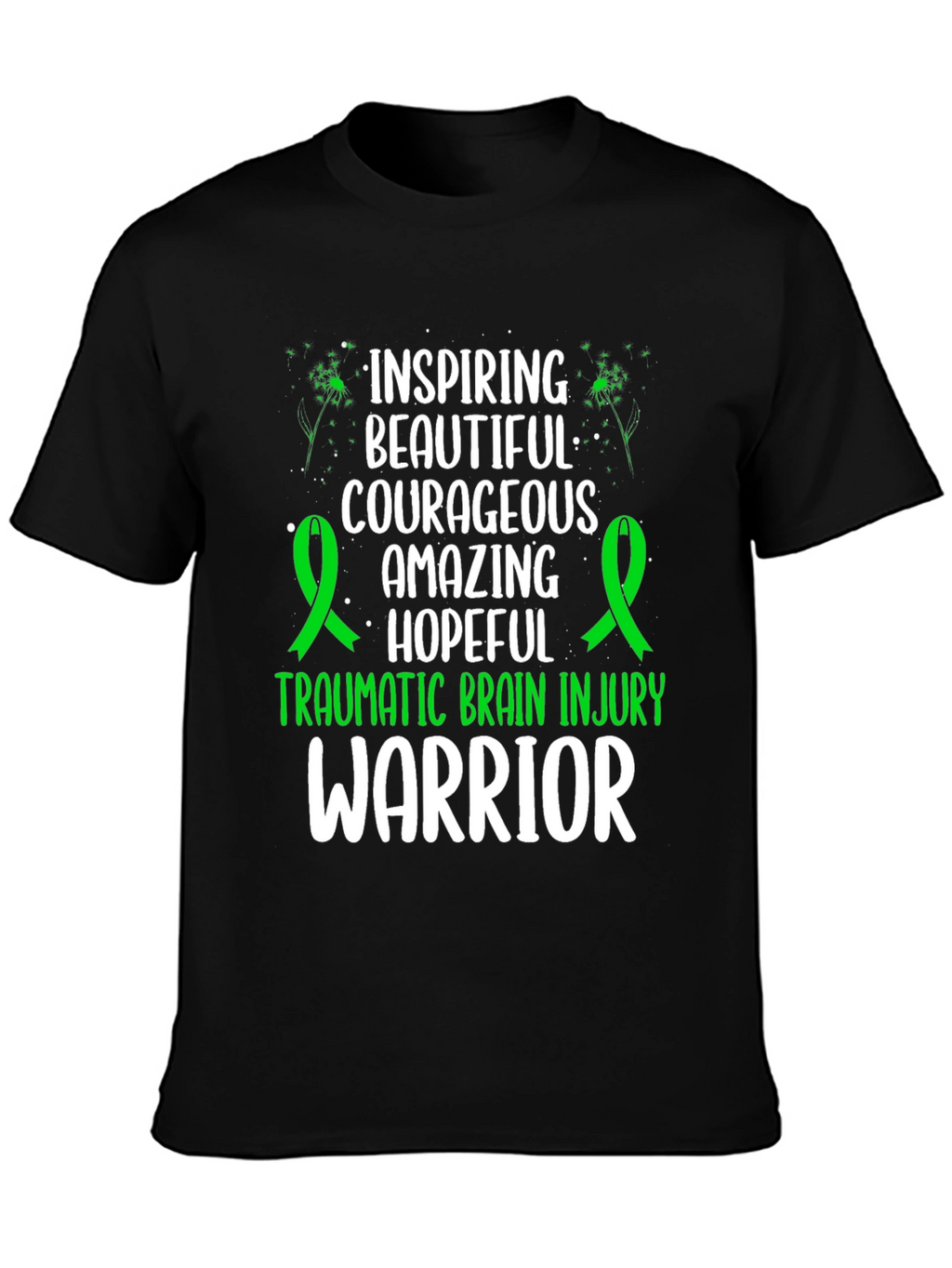 TBI Warrior Shirt Inspiring Courageous Hopeful