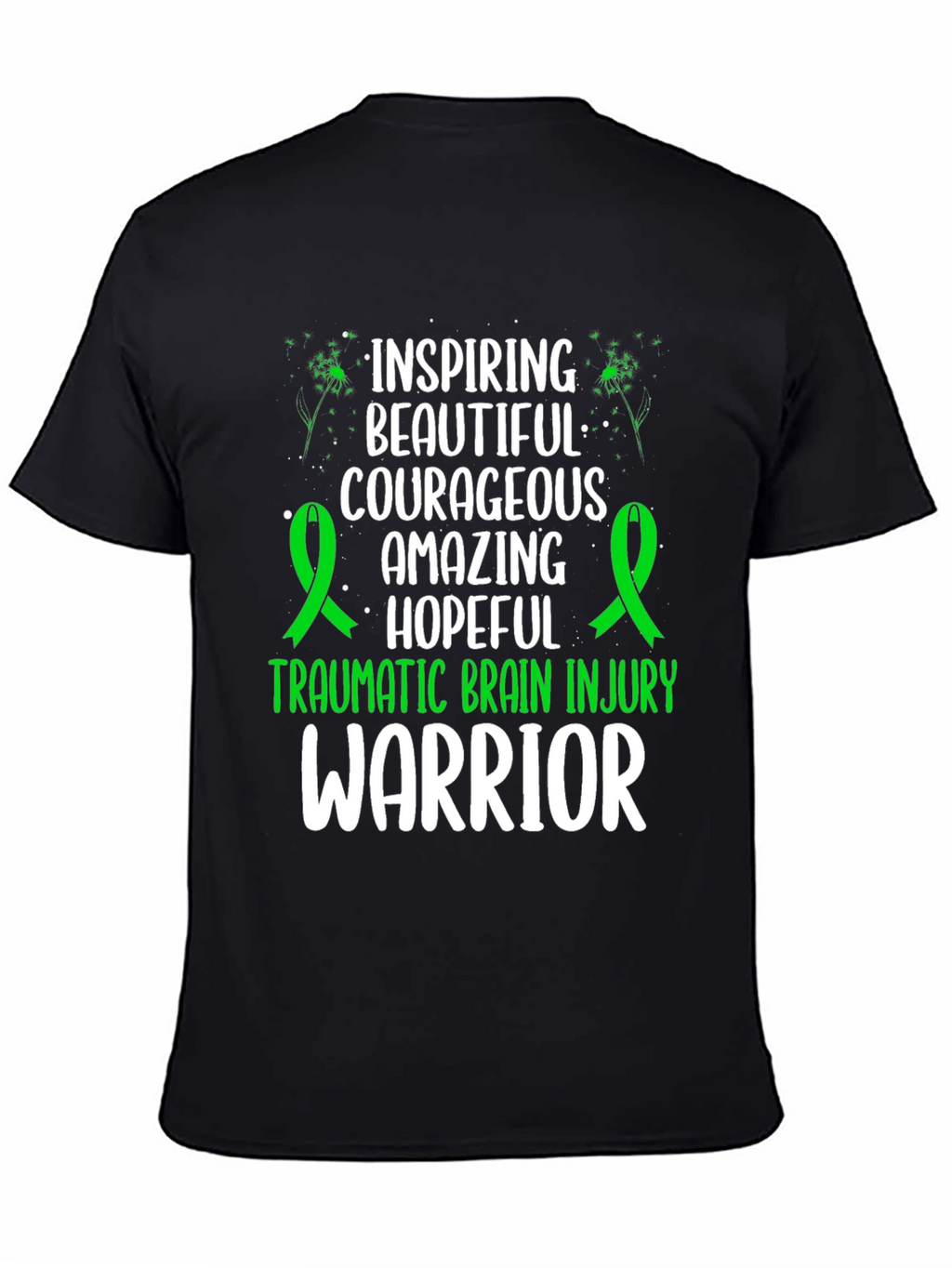 TBI Warrior Shirt Inspiring Courageous Hopeful
