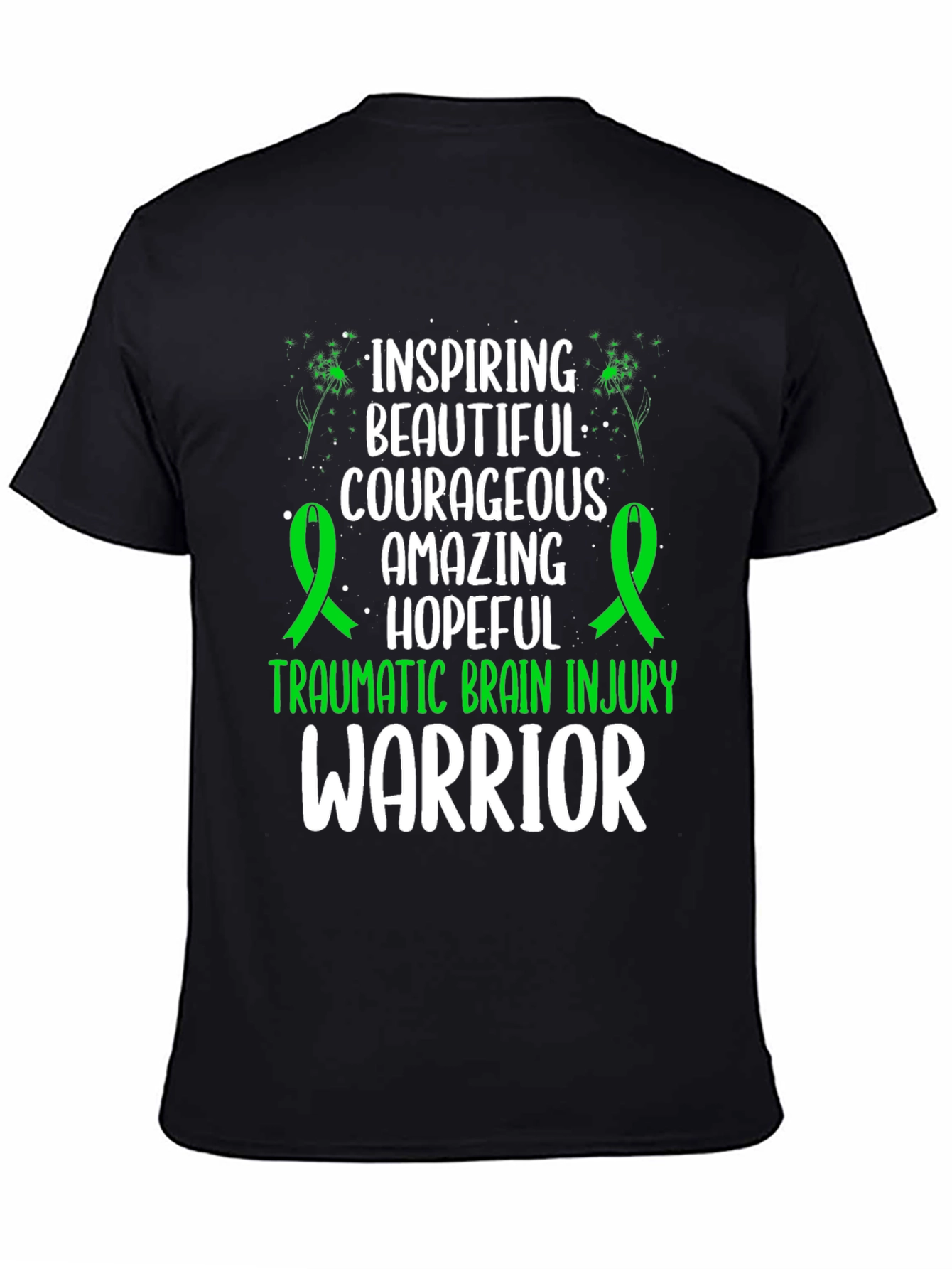 TBI Warrior Shirt Inspiring Courageous Hopeful
