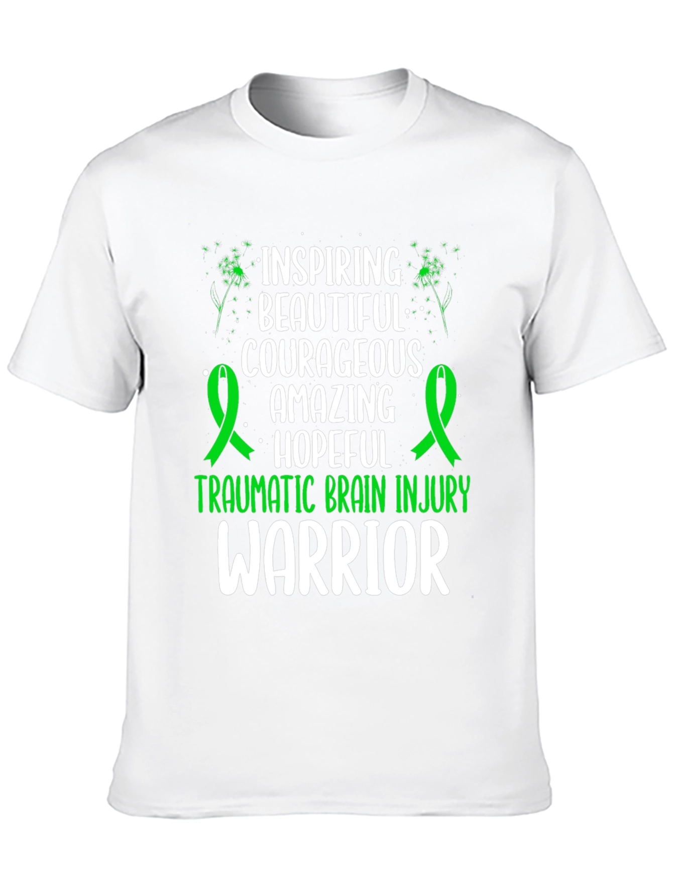 TBI Warrior Shirt Inspiring Courageous Hopeful