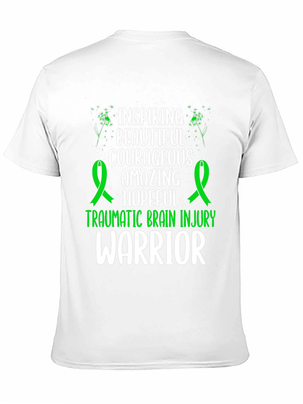 TBI Warrior Shirt Inspiring Courageous Hopeful