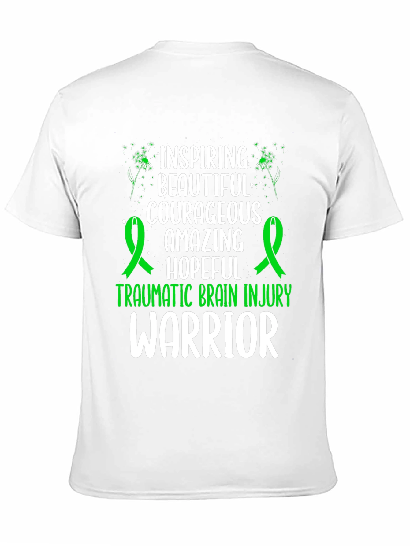 TBI Warrior Shirt Inspiring Courageous Hopeful
