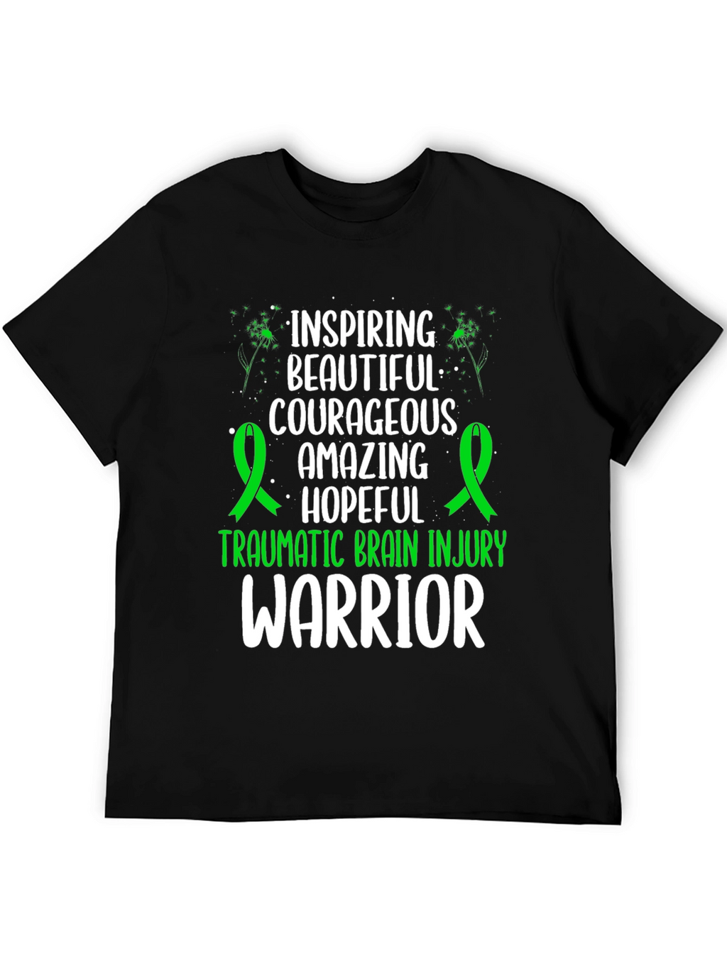 TBI Warrior Shirt Inspiring Courageous Hopeful