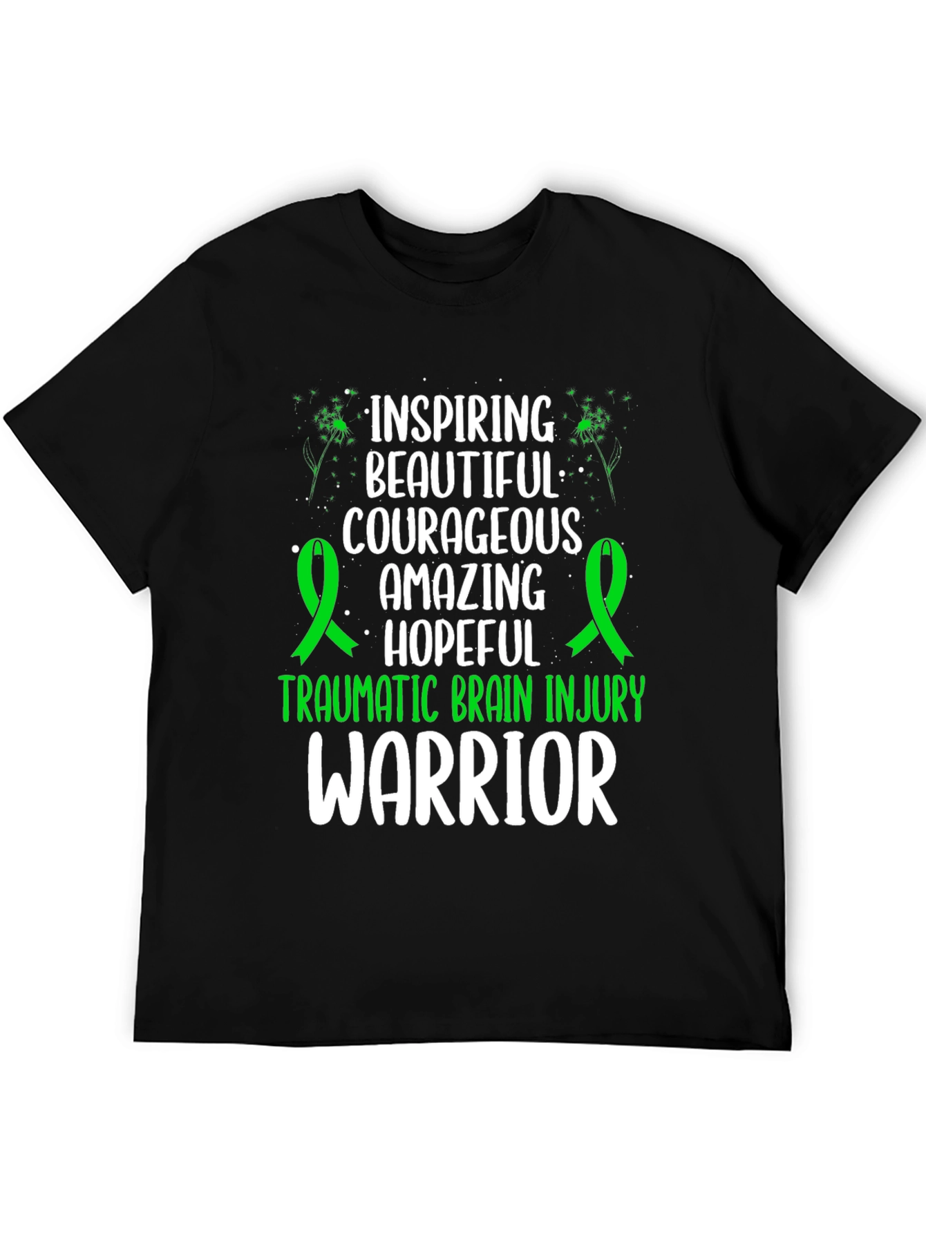 TBI Warrior Shirt Inspiring Courageous Hopeful