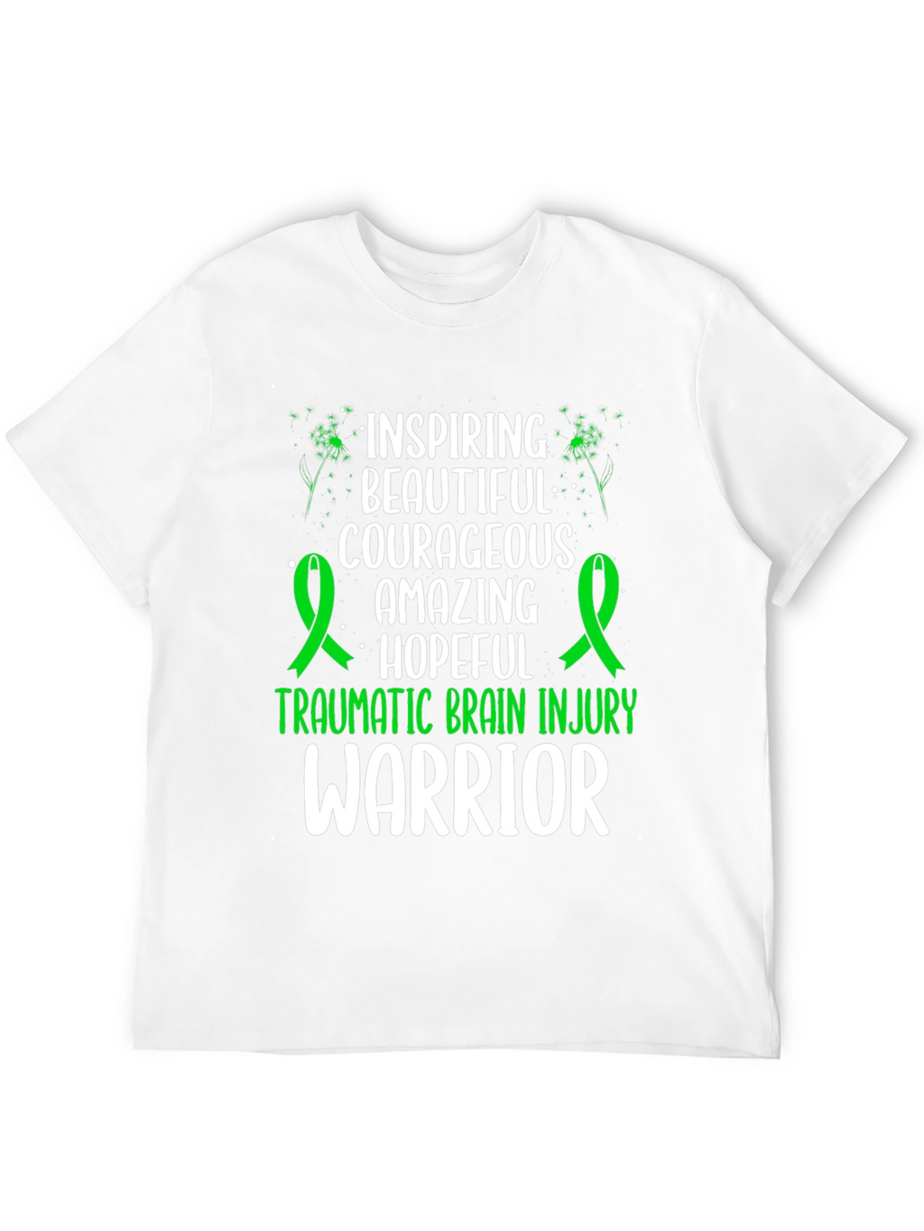 TBI Warrior Shirt Inspiring Courageous Hopeful