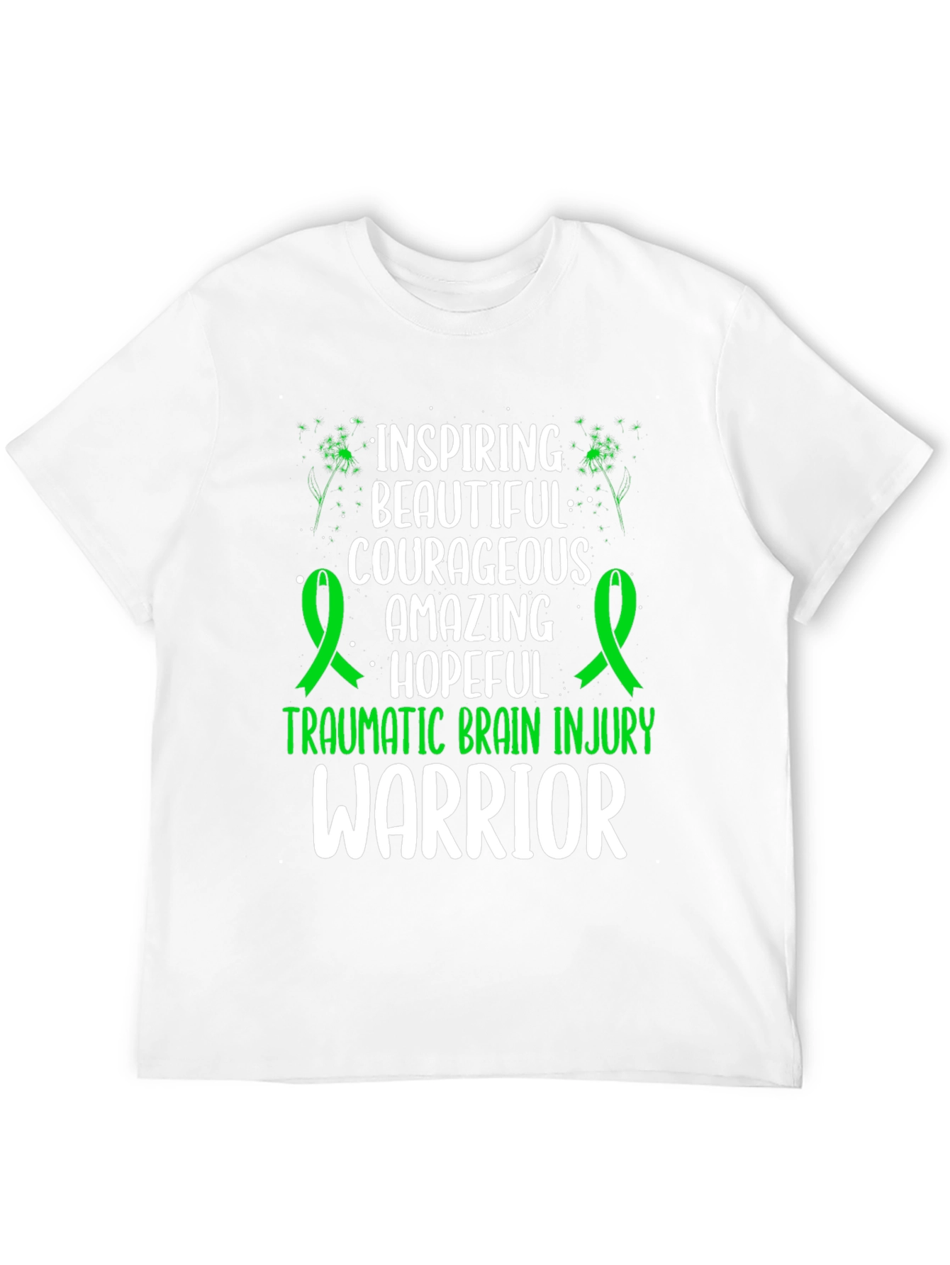 TBI Warrior Shirt Inspiring Courageous Hopeful