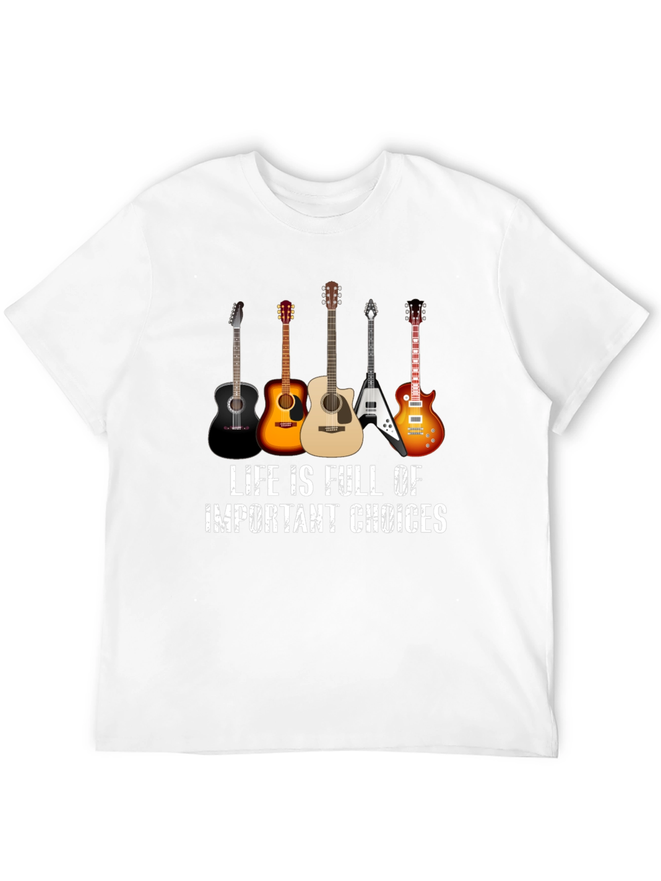 Guitar Choices T-Shirt - Music Lover Tee