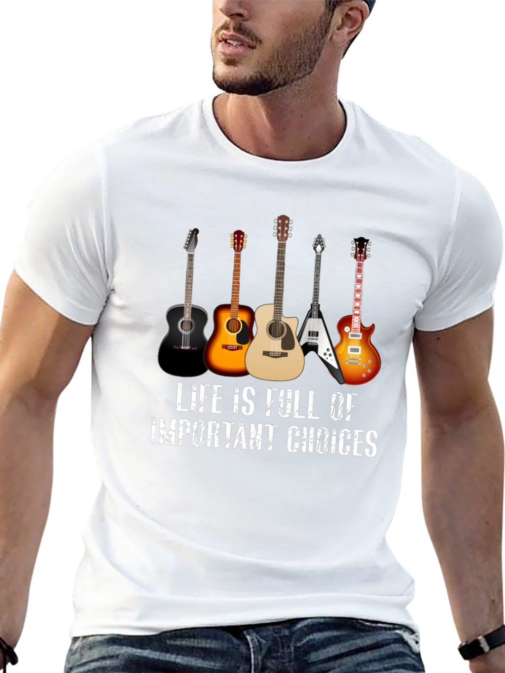 Guitar Choices T-Shirt - Music Lover Tee