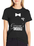 Grooms Crew T-Shirt - Wedding Party Apparel
