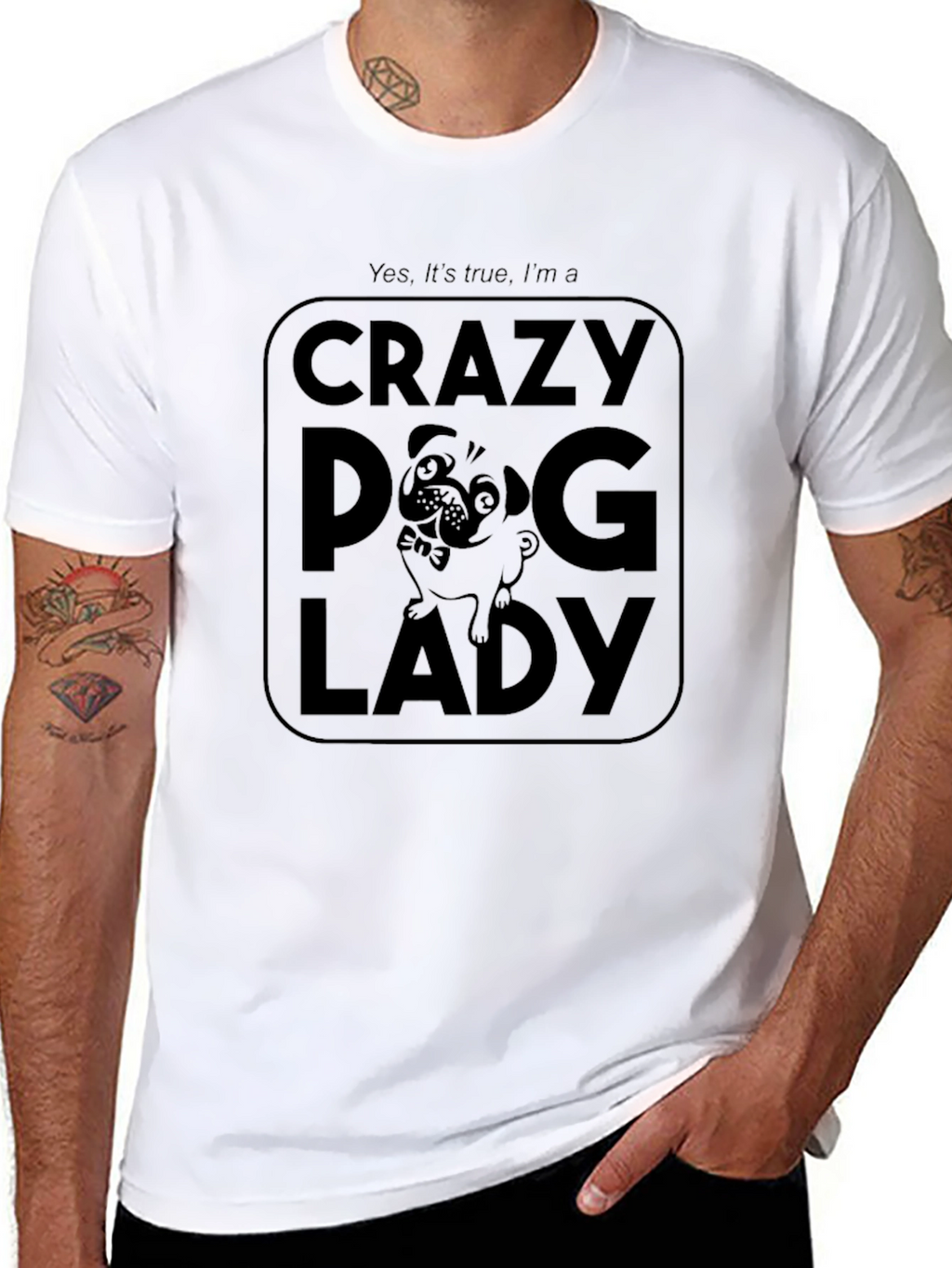 Crazy Dog Lady Graphic T-Shirt
