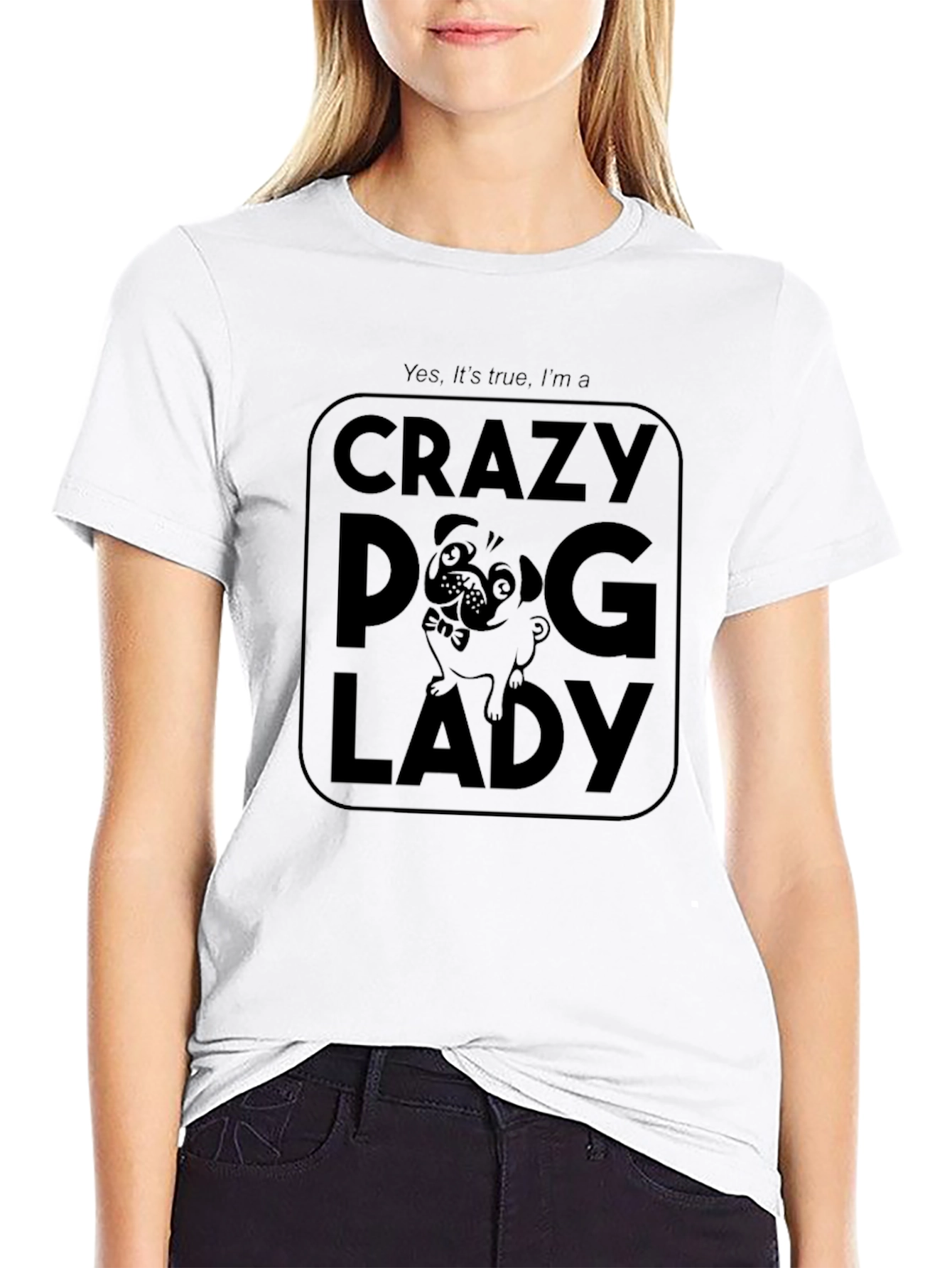 Crazy Dog Lady Graphic T-Shirt