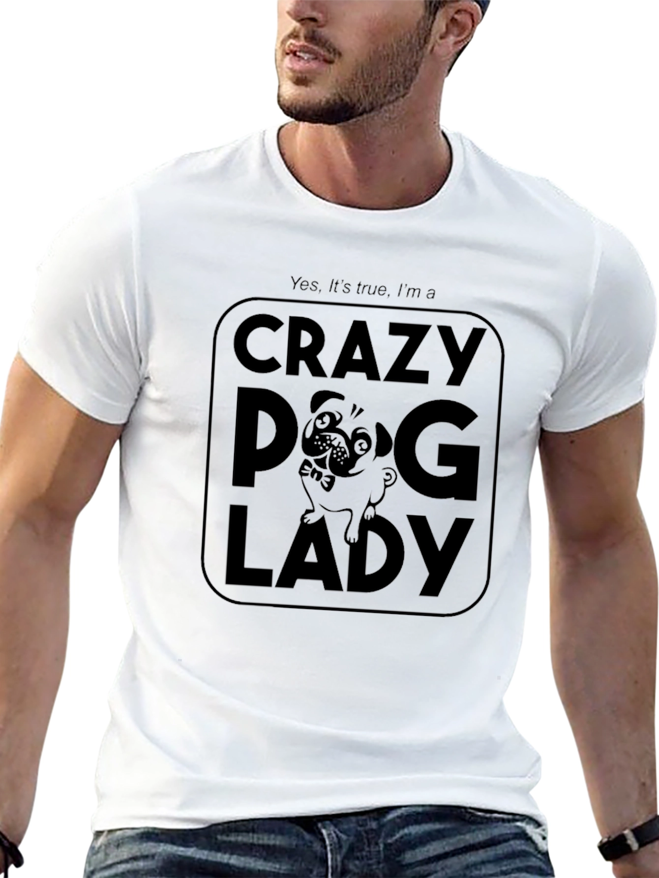 Crazy Dog Lady Graphic T-Shirt