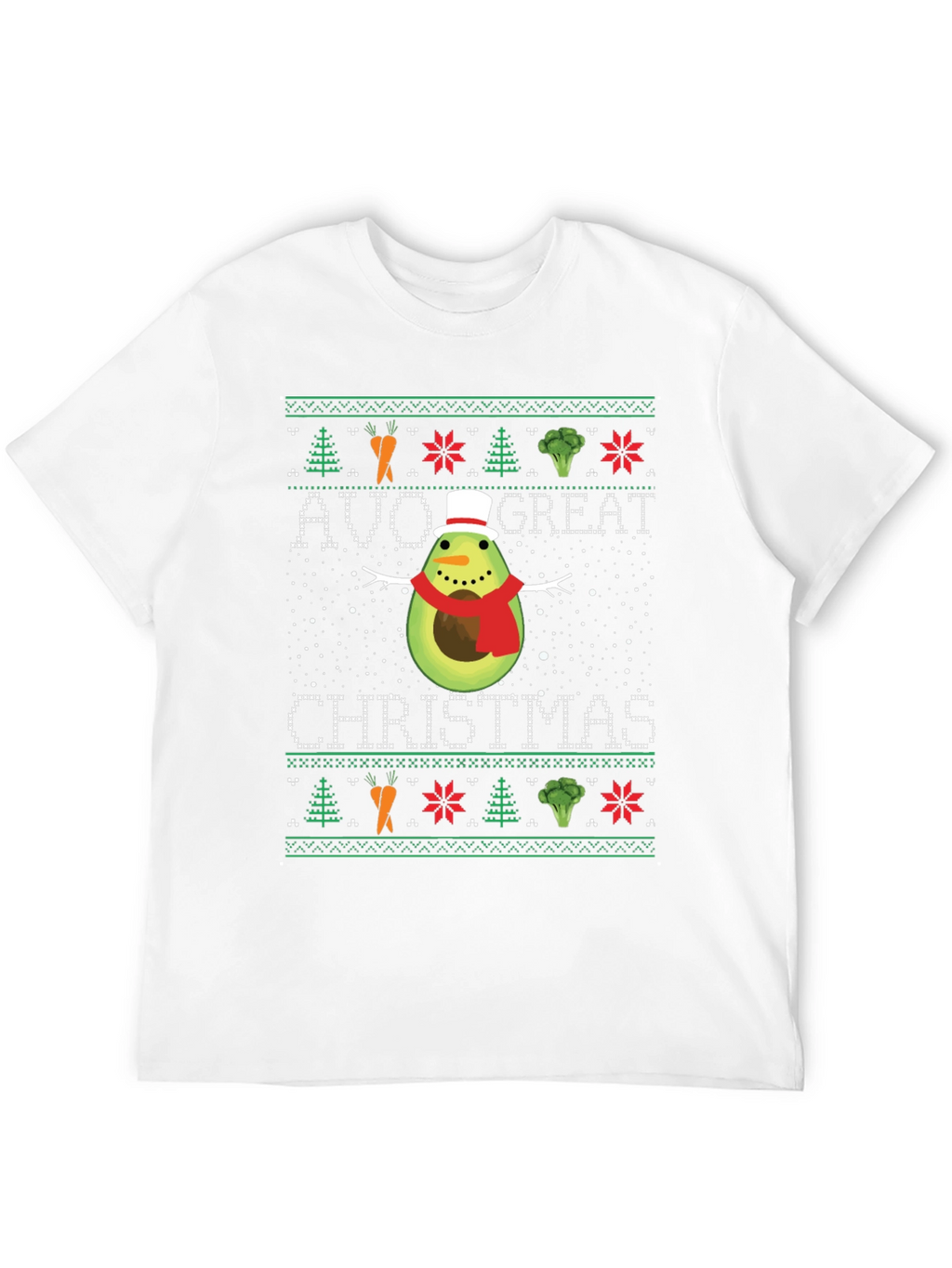 Avo Great Christmas T-Shirt - Funny Holiday Avocado Tee