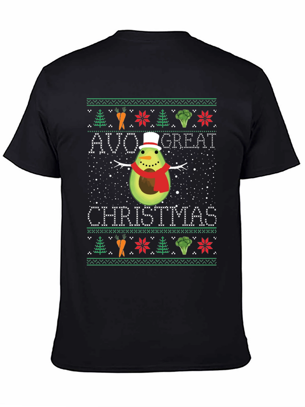 Avo Great Christmas T-Shirt - Funny Holiday Avocado Tee
