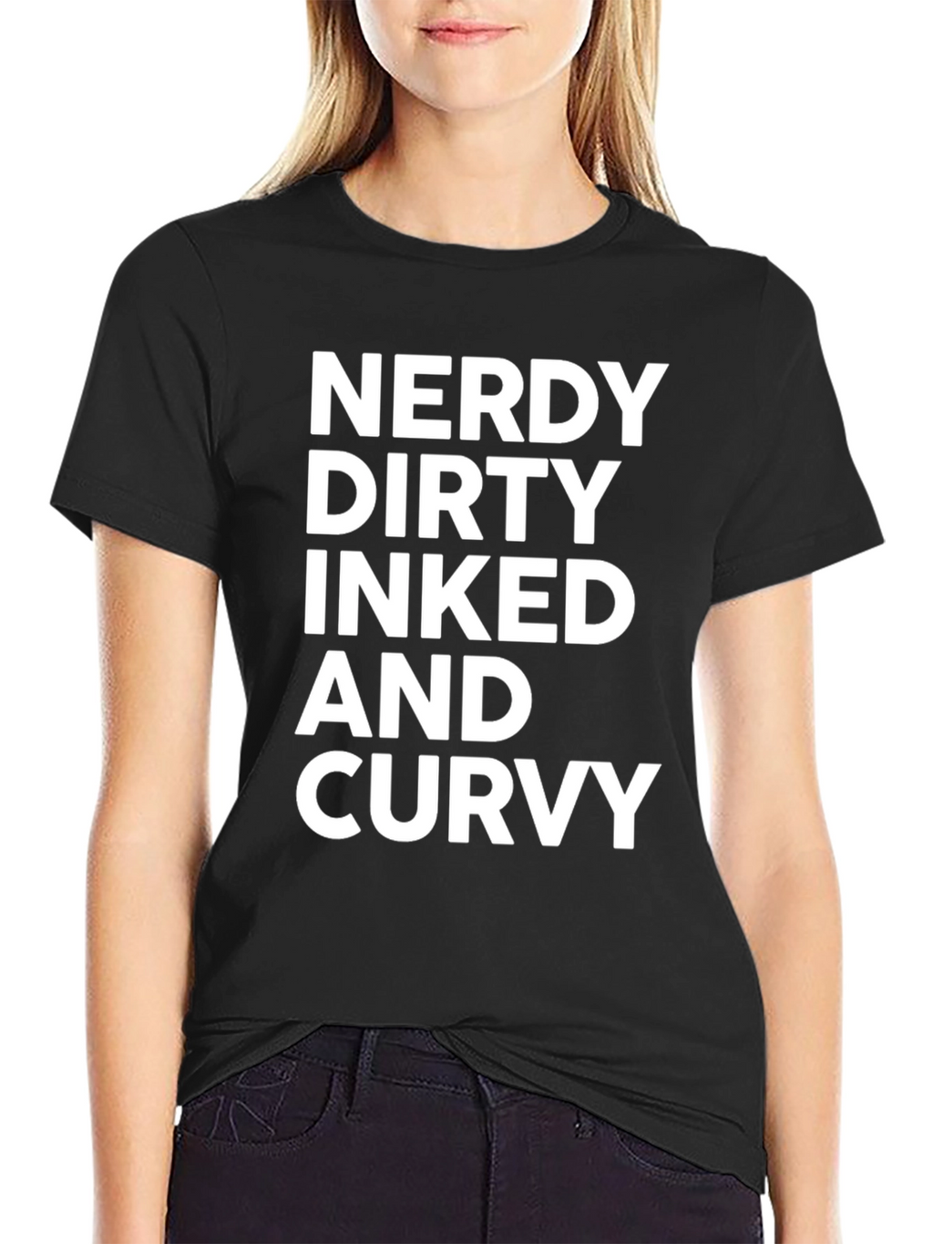 Nerdy Dirty Inked Curvy Tee