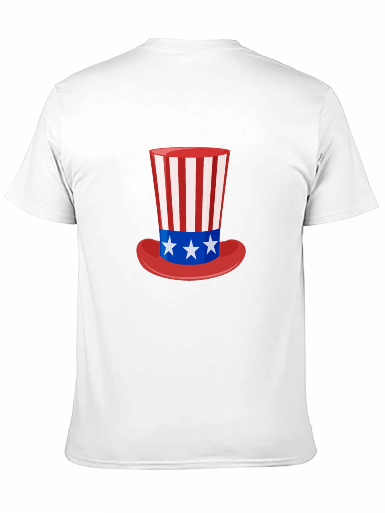 Patriotic Hat Graphic T-Shirt - Celebrate in Style