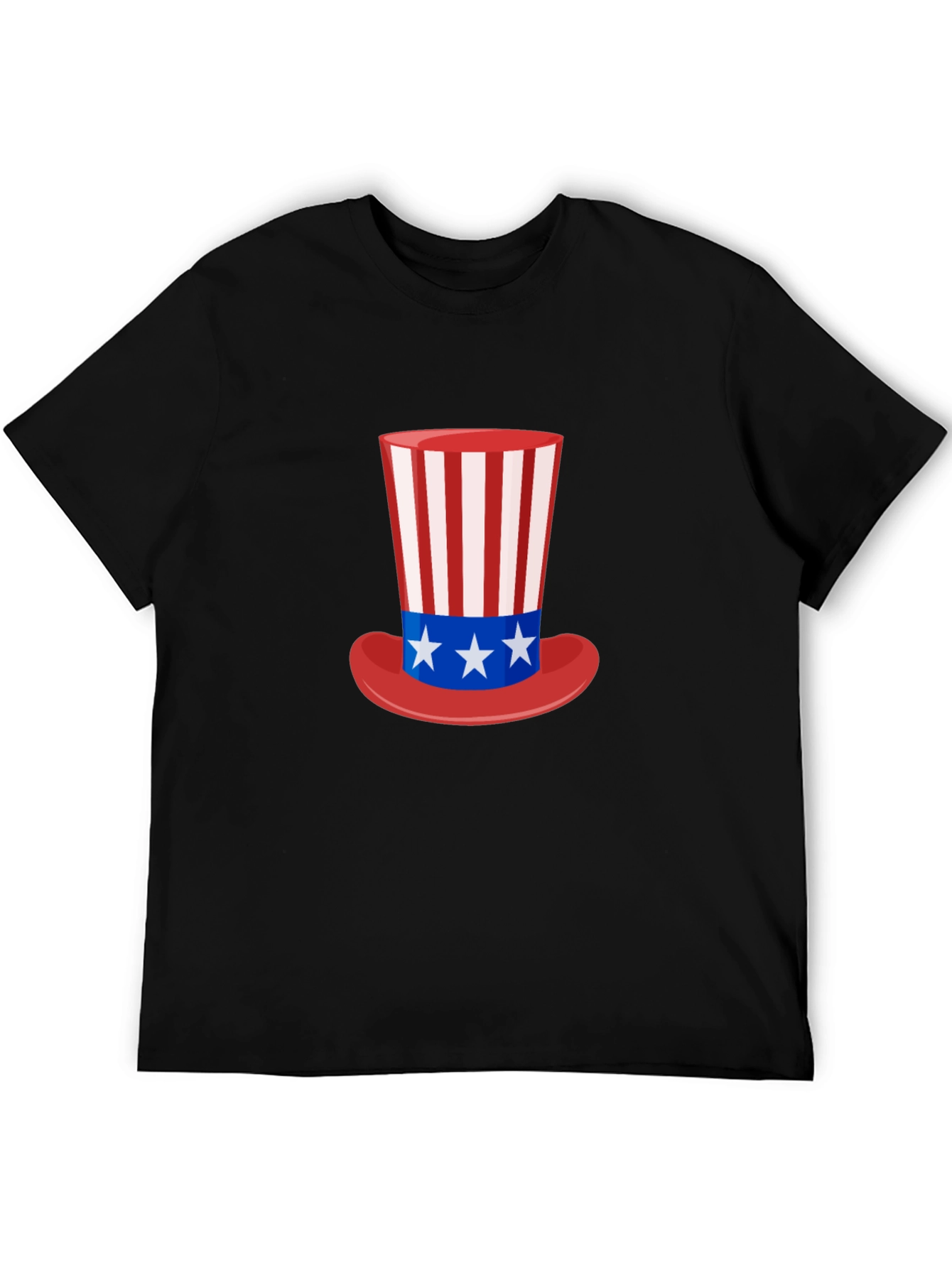 Patriotic Hat Graphic T-Shirt - Celebrate in Style