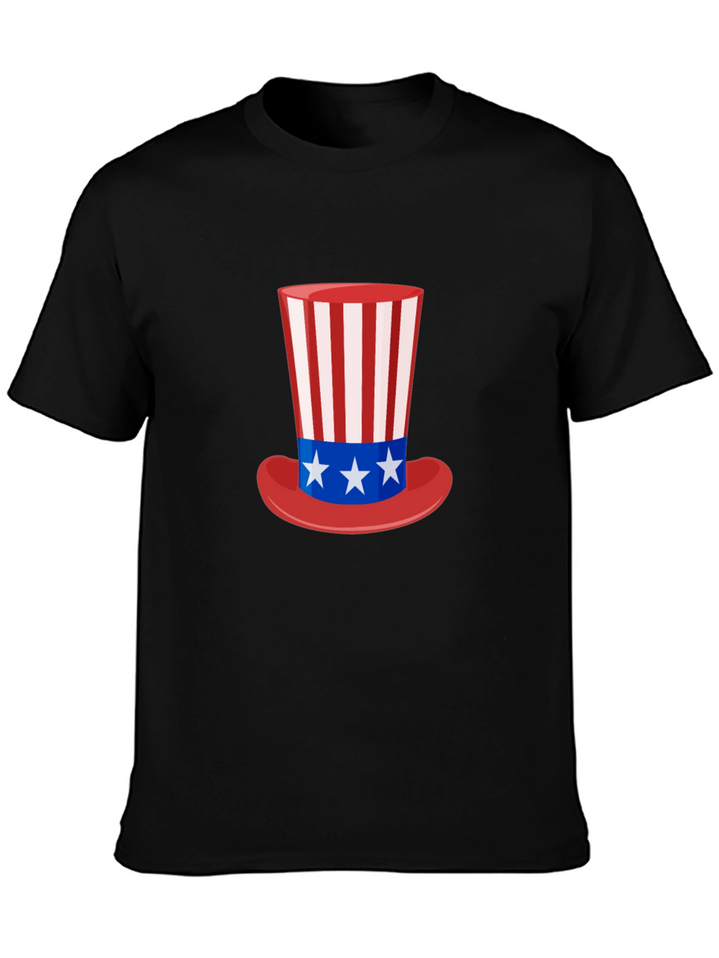 Patriotic Hat Graphic T-Shirt - Celebrate in Style