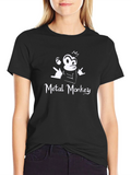 Metal Monkey Graphic Tee - Rock On!