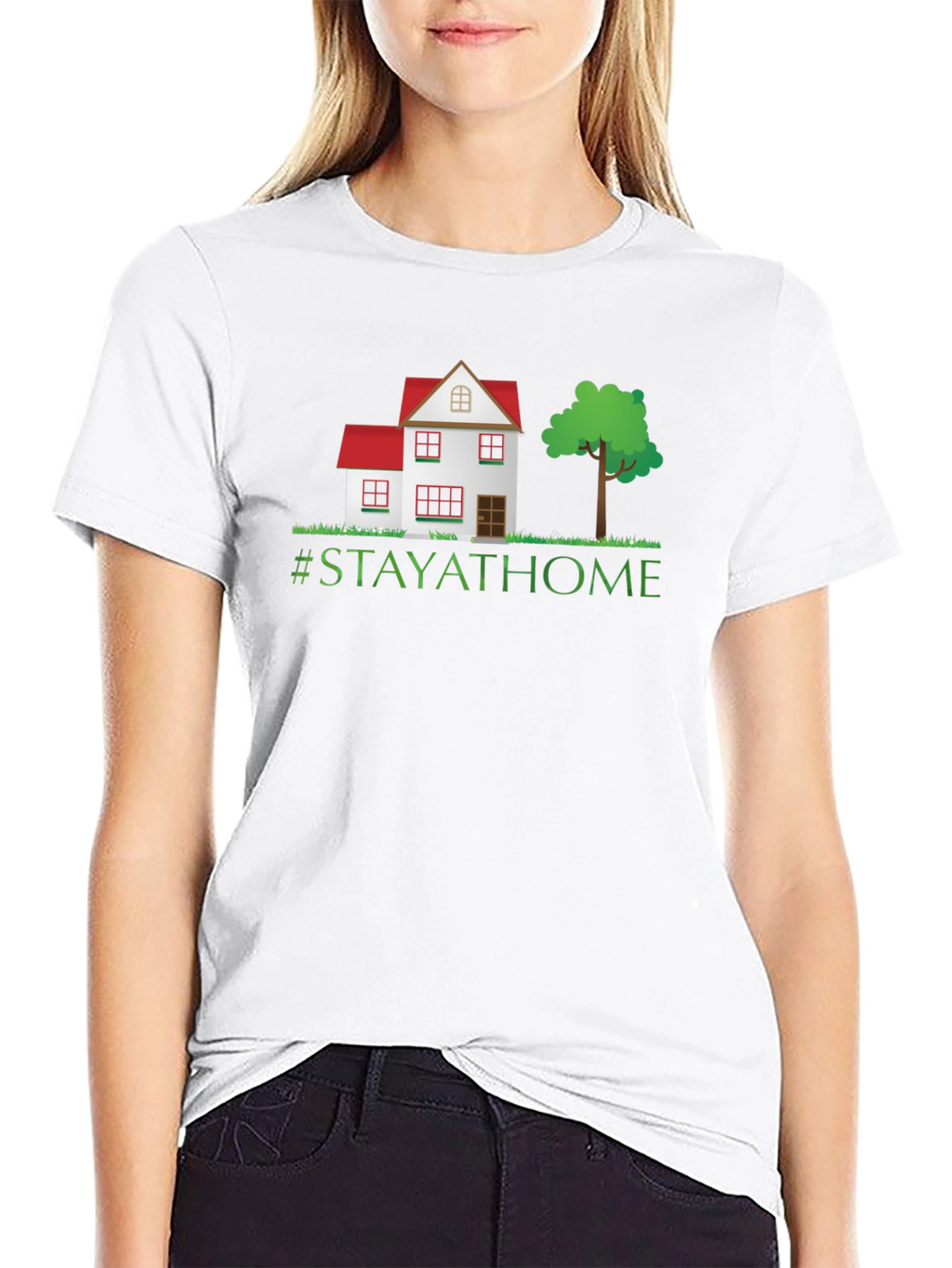Stay at Home Graphic T-Shirt