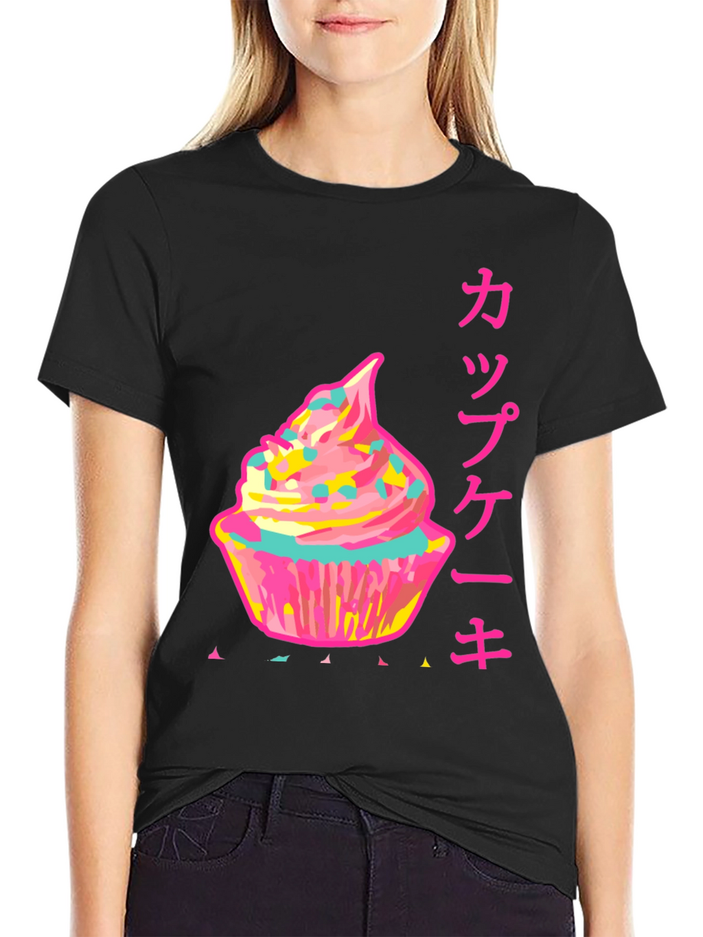 Cupcake Graphic Tee - Kawaii Japanese Style