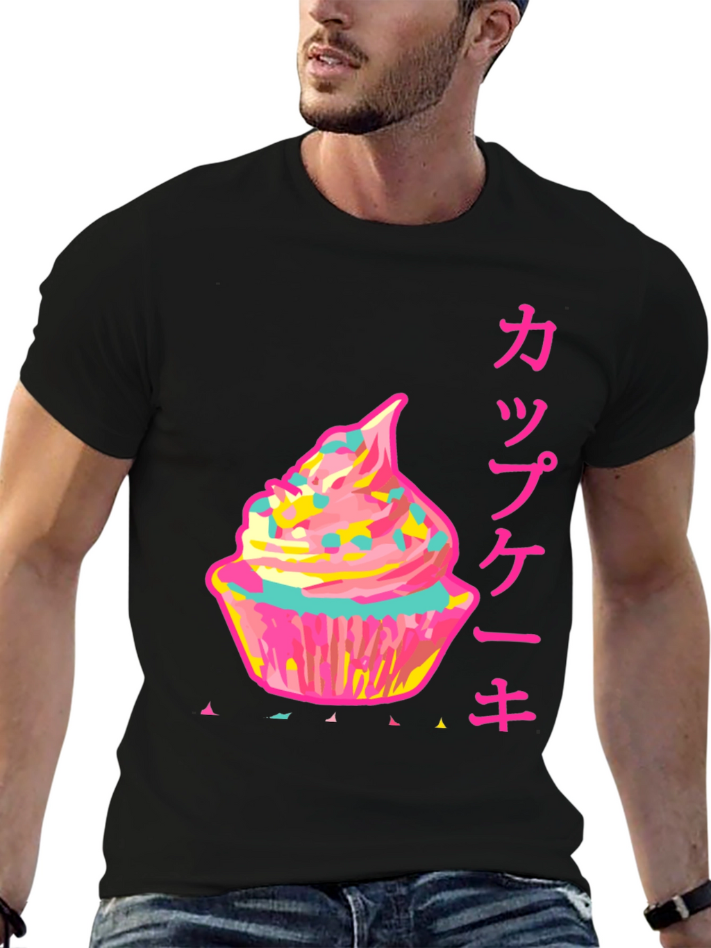 Cupcake Graphic Tee - Kawaii Japanese Style