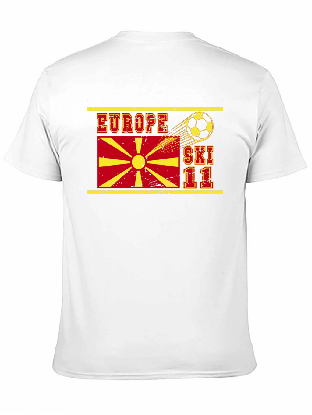 Europe Ski 11 T-Shirt Soccer Theme