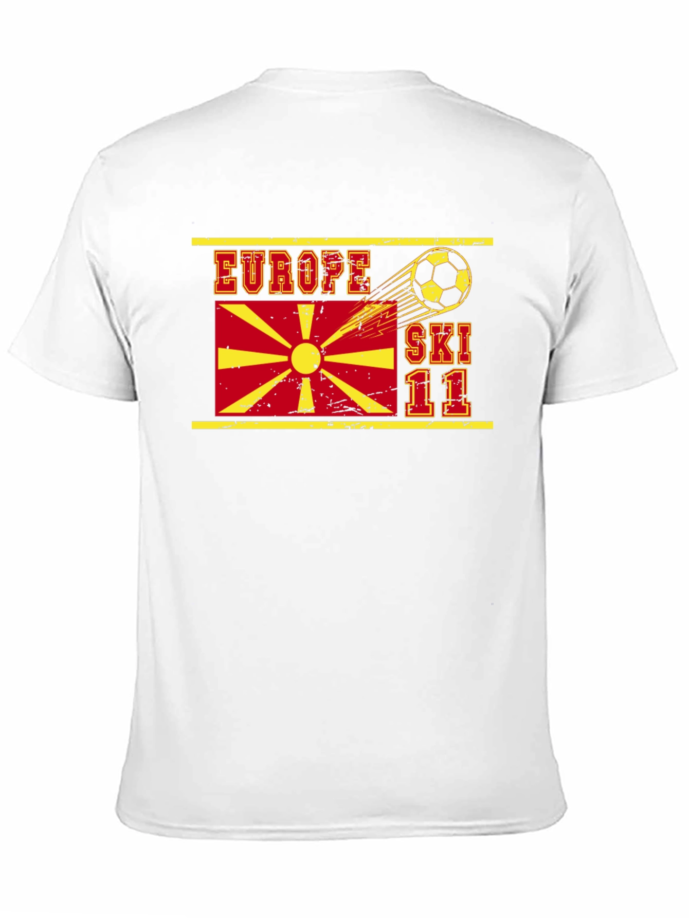 Europe Ski 11 T-Shirt Soccer Theme