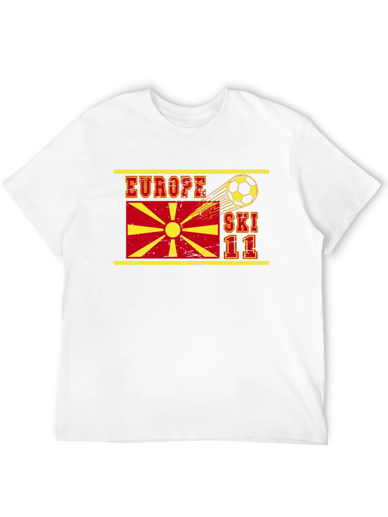 Europe Ski 11 T-Shirt Soccer Theme