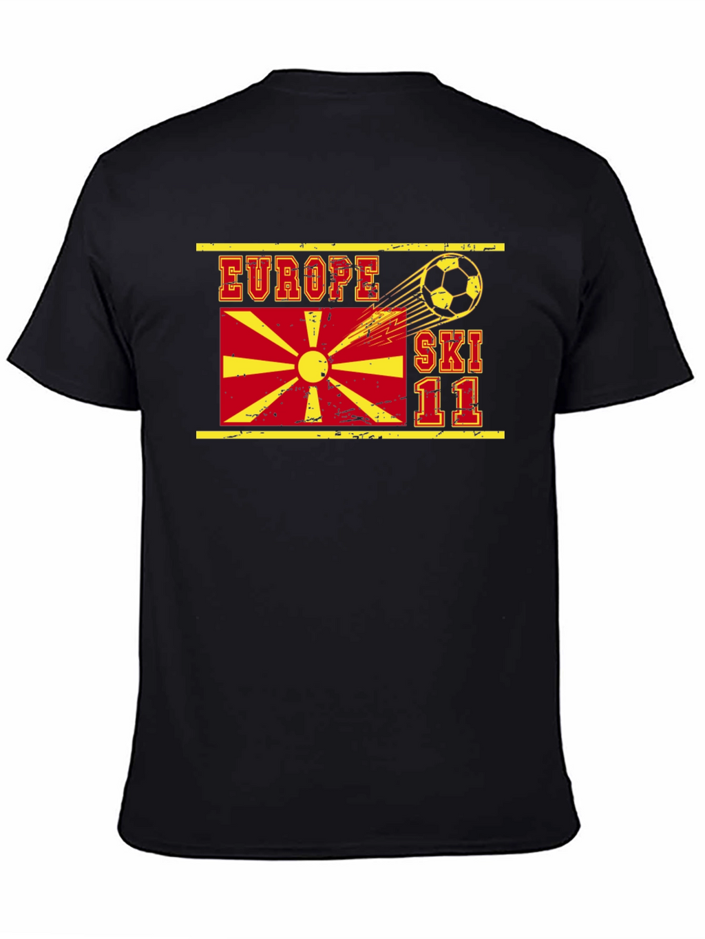 Europe Ski 11 T-Shirt Soccer Theme