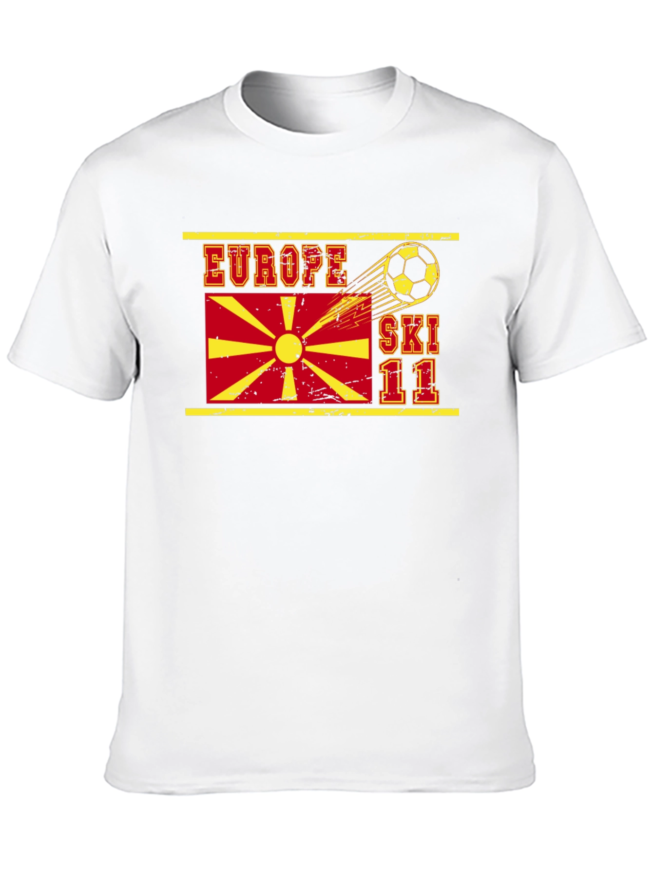 Europe Ski 11 T-Shirt Soccer Theme
