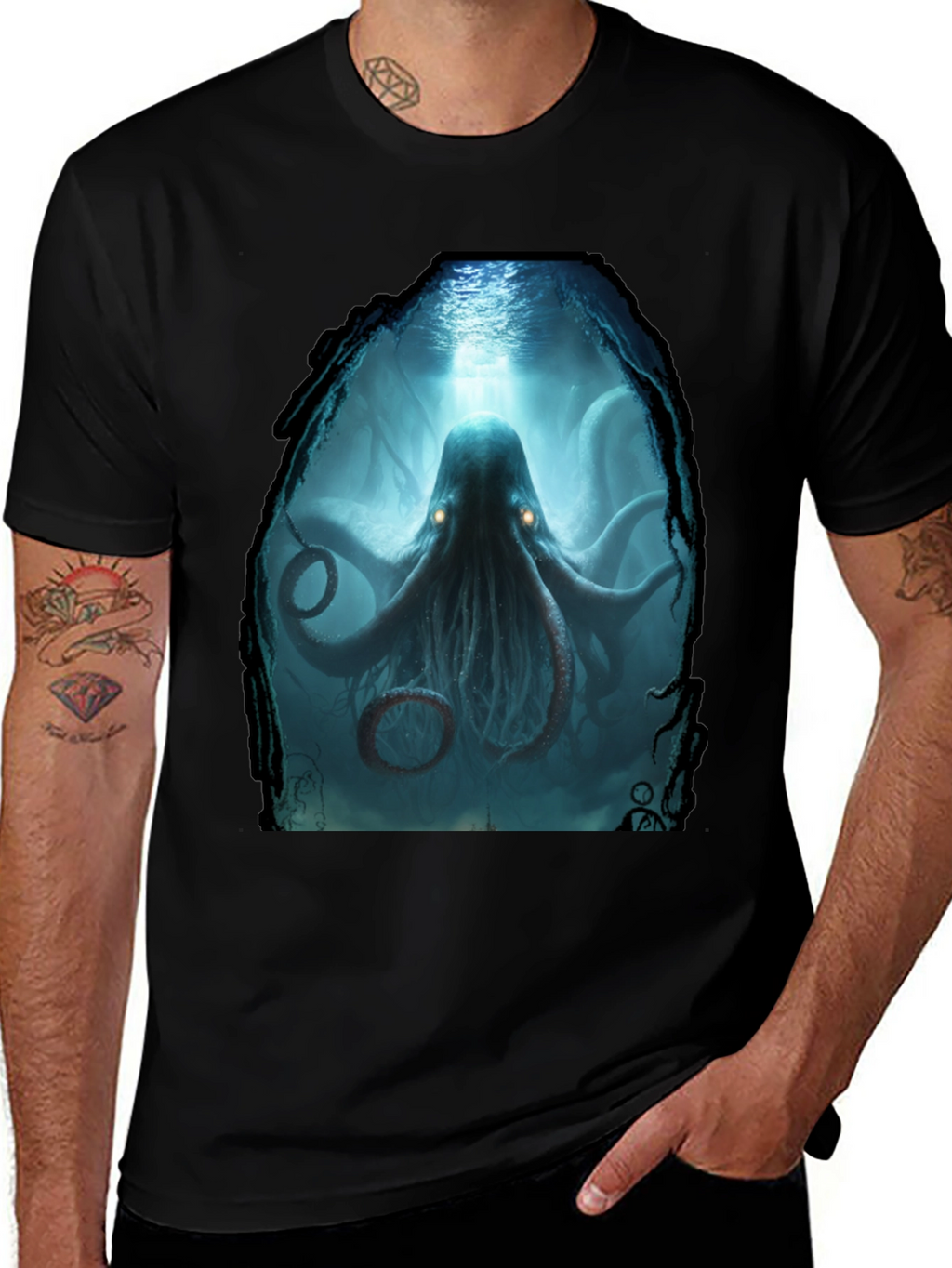 Kraken T-Shirt - Underwater Horror Graphic Tee