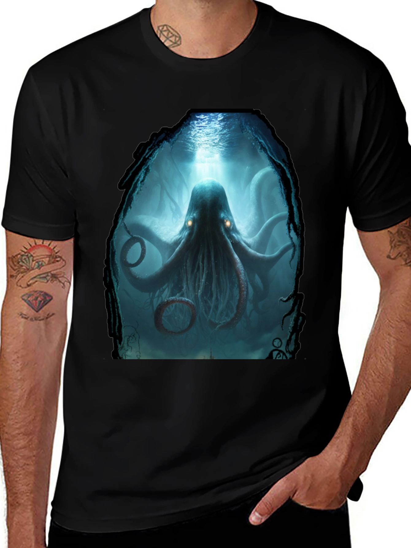 Kraken T-Shirt - Underwater Horror Graphic Tee