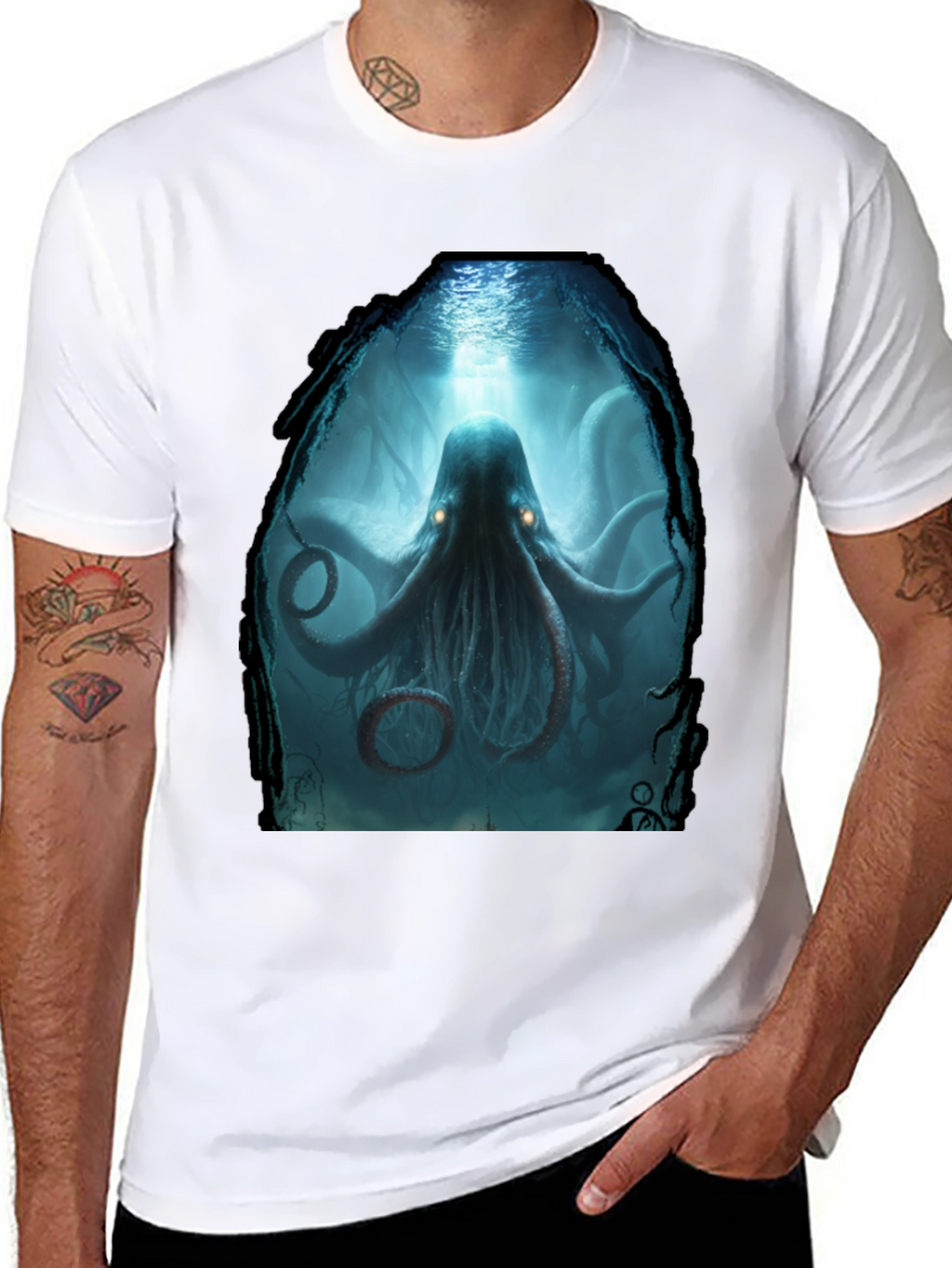 Kraken T-Shirt - Underwater Horror Graphic Tee