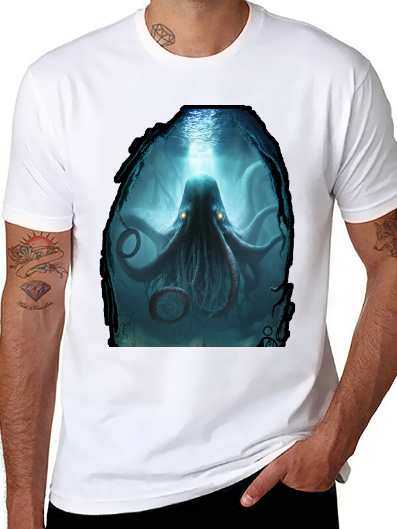 Kraken T-Shirt - Underwater Horror Graphic Tee
