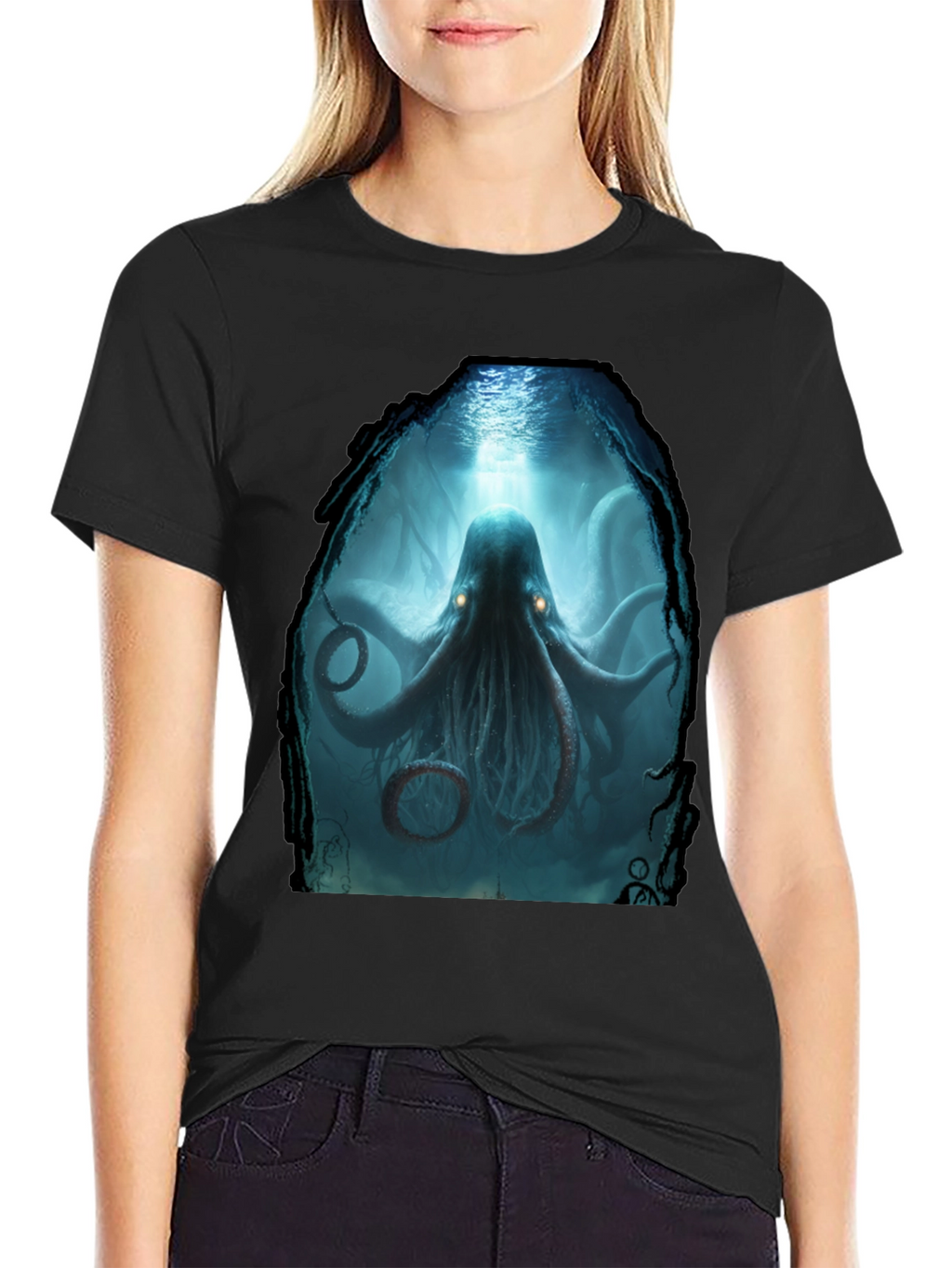 Kraken T-Shirt - Underwater Horror Graphic Tee