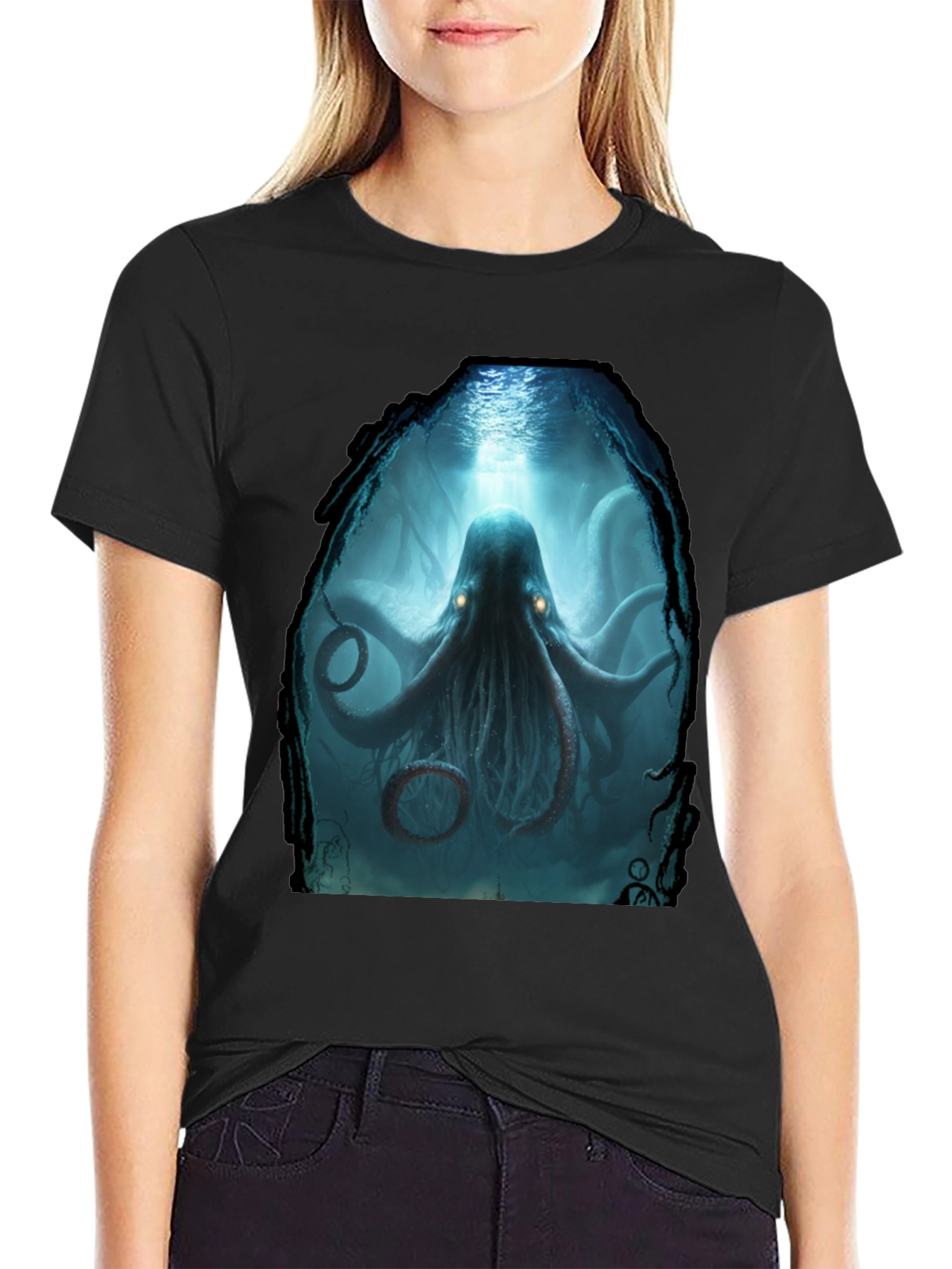 Kraken T-Shirt - Underwater Horror Graphic Tee