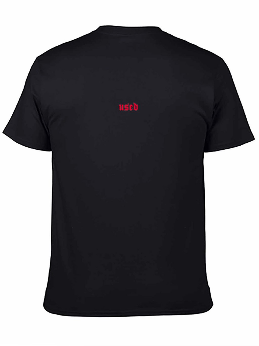 Black Used Graphic Tee - Minimalist Streetwear