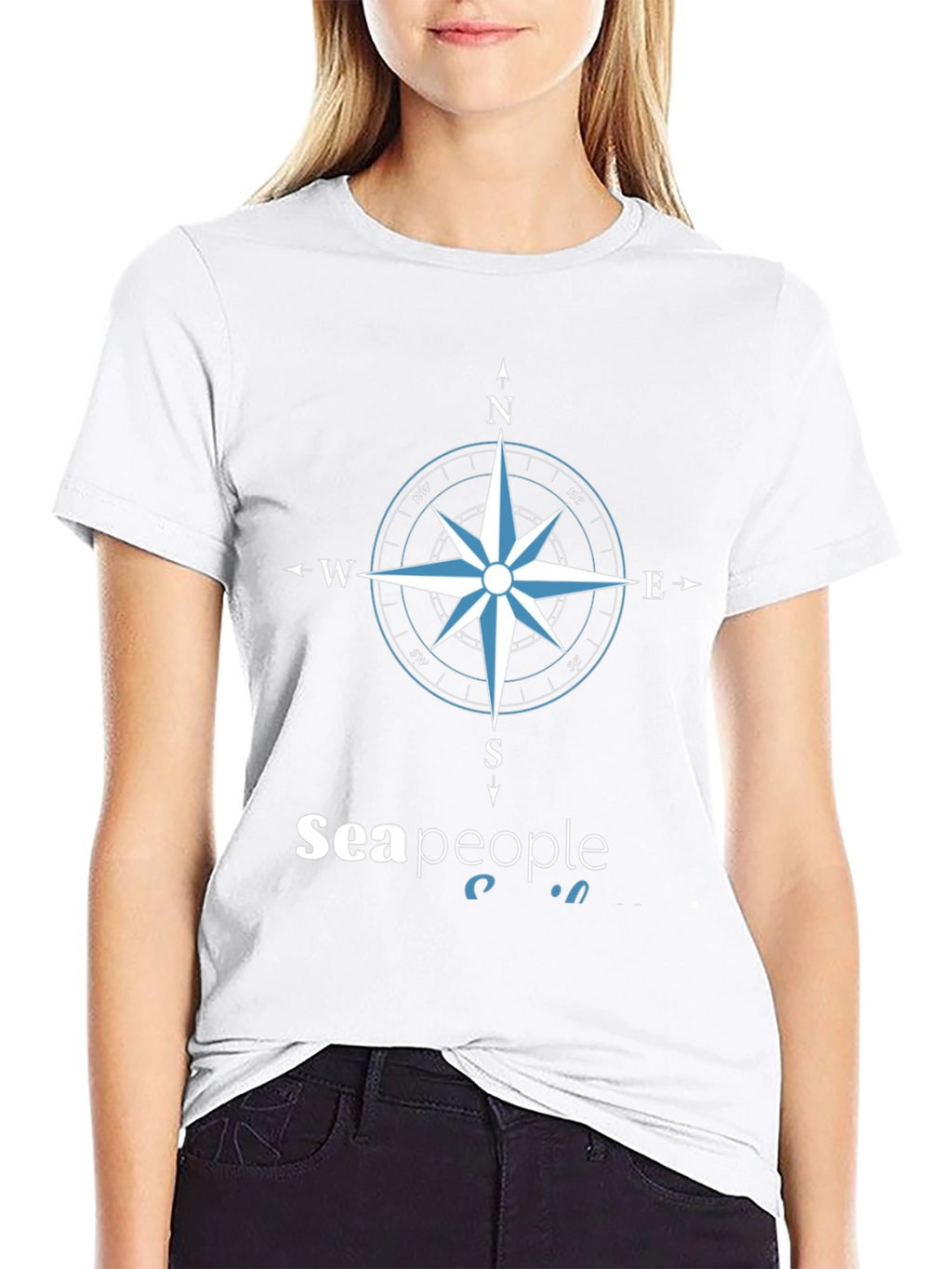 Sea People Compass Graphic T-Shirt