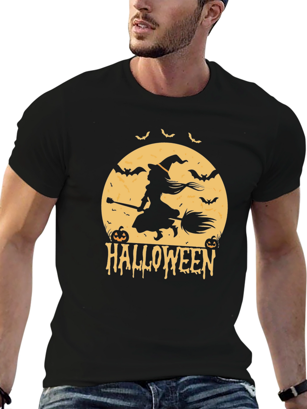 Halloween Witch T-Shirt - Spooky Season Tee