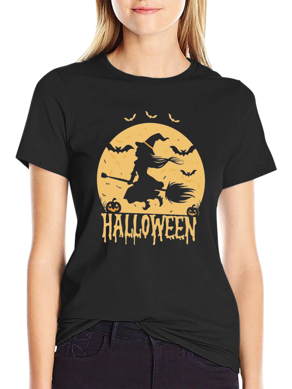 Halloween Witch T-Shirt - Spooky Season Tee