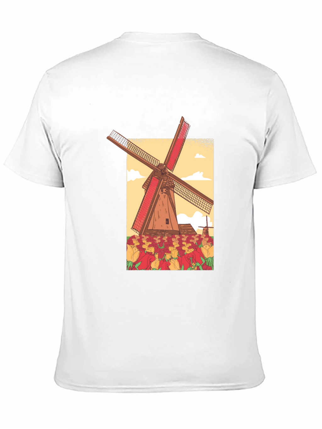 Dutch Windmill Graphic T-Shirt
